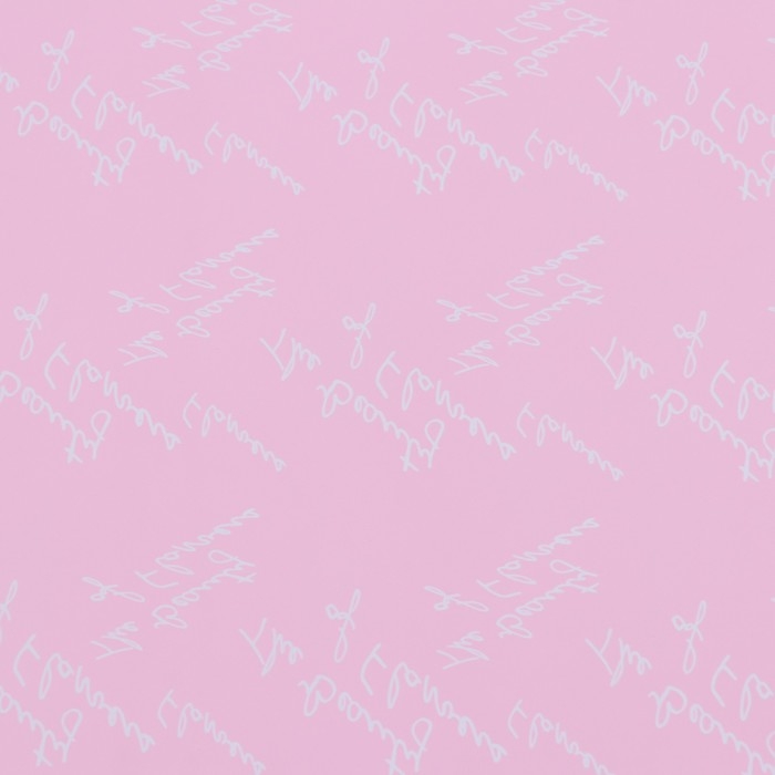 Пленка для цветов  Пленка для цветов "Красота цветов", матовая, розовая, 58 см х 5 м