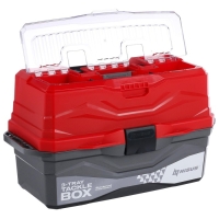 Ящик рыболовный Tackle Box трёхполочный NISUS, красный