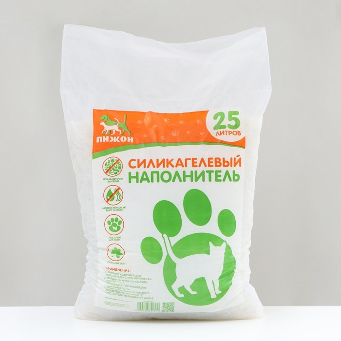 Наполнитель силикагелевый Наполнитель силикагелевый "Пижон", 25 л