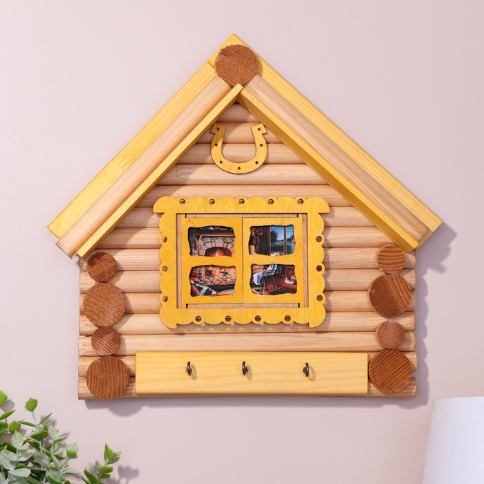 Ключница Ключница "Изба с окном", 26 х 25 см