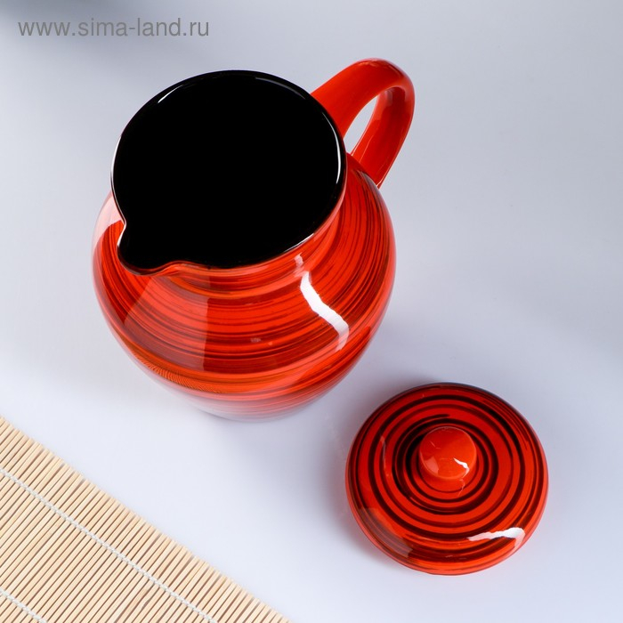 Кувшин Кувшин "Борисовский" 1,7л / 22х15см, оранжевая полоска