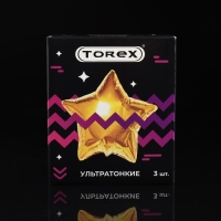 Презервативы Torex Party, ультратонкие, 3 шт