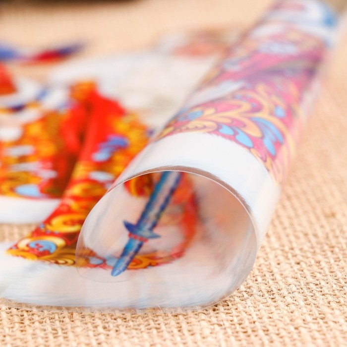 Набор наклеек оформительский Набор наклеек оформительский "Дед Мороз" 33,8х24,4см