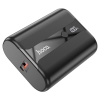 Внешний аккумулятор Hoco Q3 Pro, 10000 мАч, 1 USB, 1 Type-C, 3 А, дисплей, чёрный