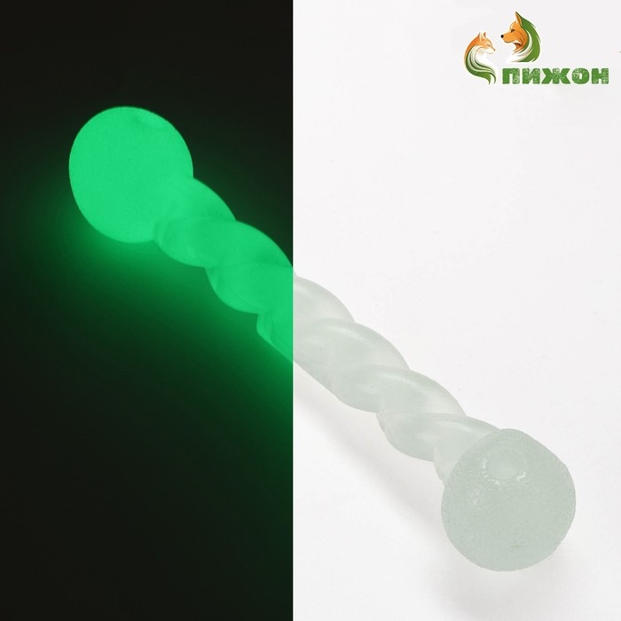 Игрушка для собак Игрушка для собак "Плетенка", светящаяся в темноте, 18 см