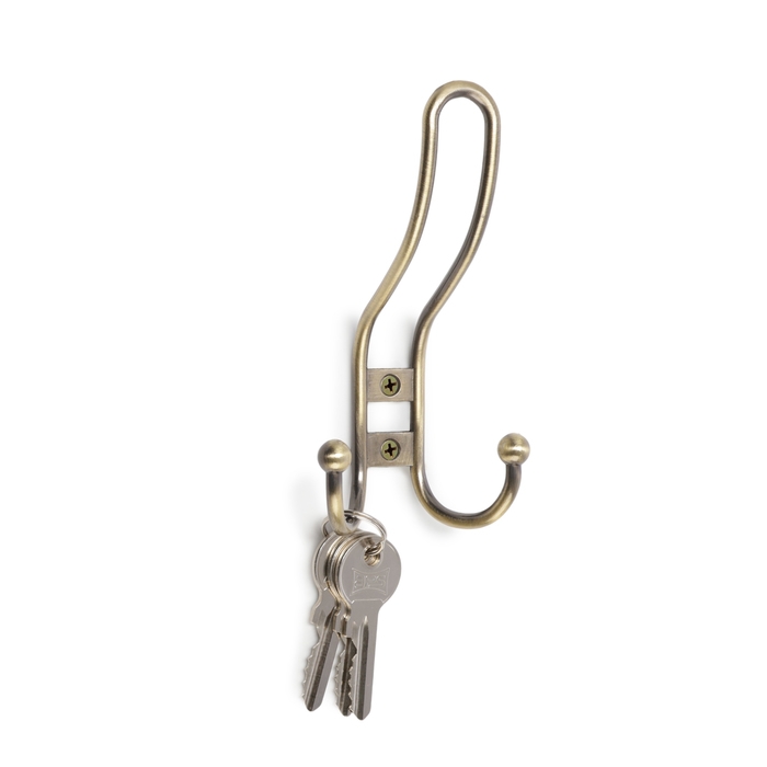 Крючок мебельный ТУНДРА TKT002 LIGHT, трехрожковый, бронза Крючок мебельный ТУНДРА TKT002 LIGHT, трехрожковый, бронза