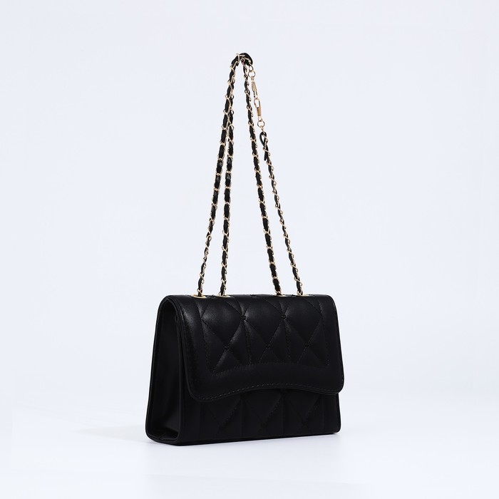 Сумка-мессенджер на магните, цвет чёрный Сумка-мессенджер на магните, цвет чёрный