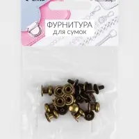 Кобурный винт d=7.9/8.5&times;8.5 мм, 10 шт., цвет бронзовый