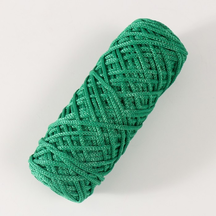Шнур для вязания 35% хлопок,65% полипропилен 3 мм 85м/160±10 гр (нефрит) Шнур для вязания 35% хлопок,65% полипропилен 3 мм 85м/160±10 гр (нефрит)