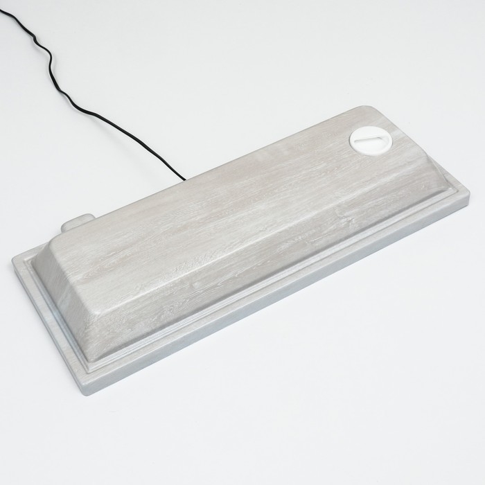 Аквариум Прямоугольный Аквариум Прямоугольный "Атолл" с крышкой, 40 литров, 55 х 21 х 35/40 см, беленый дуб