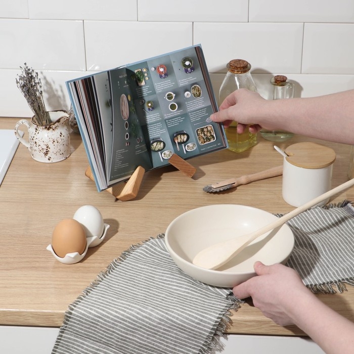 Подставка для книг, планшетов, 16,5×12,5×16,5 см, длина 1 детали 22,5 см, берёза Подставка для книг, планшетов, 16,5×12,5×16,5 см, длина 1 детали 22,5 см, берёза