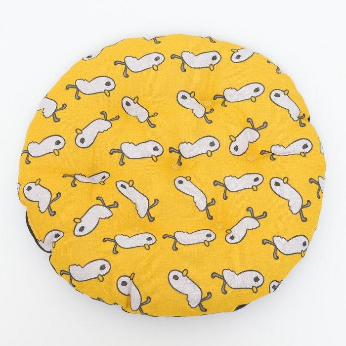 Лежак для животных  Лежак для животных "Утка", 40 х 40 х 10 см, жёлтый