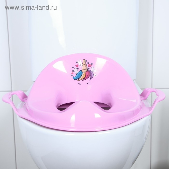 Детская накладка - сиденье на унитаз «Единорог» Детская накладка - сиденье на унитаз «Единорог»