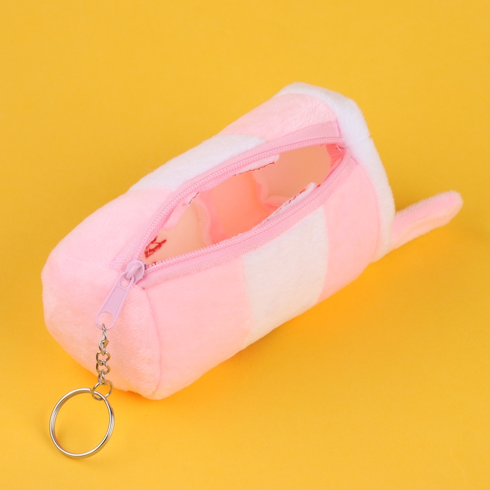 Мягкая игрушка-брелок «Десерт», с клубникой, 12 см Мягкая игрушка-брелок «Десерт», с клубникой, 12 см