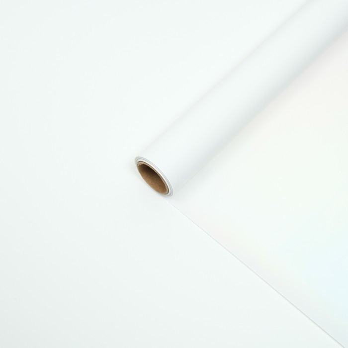 Пленка флористическая  Пленка флористическая "Жемчужный перелив", лимонный сорбет, 0,58 х 5 м