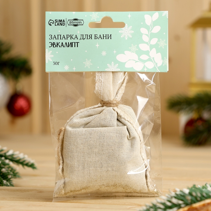 Новый год Запарка для бани Новый год Запарка для бани "Эвкалипт" новогодняя серия 30 г