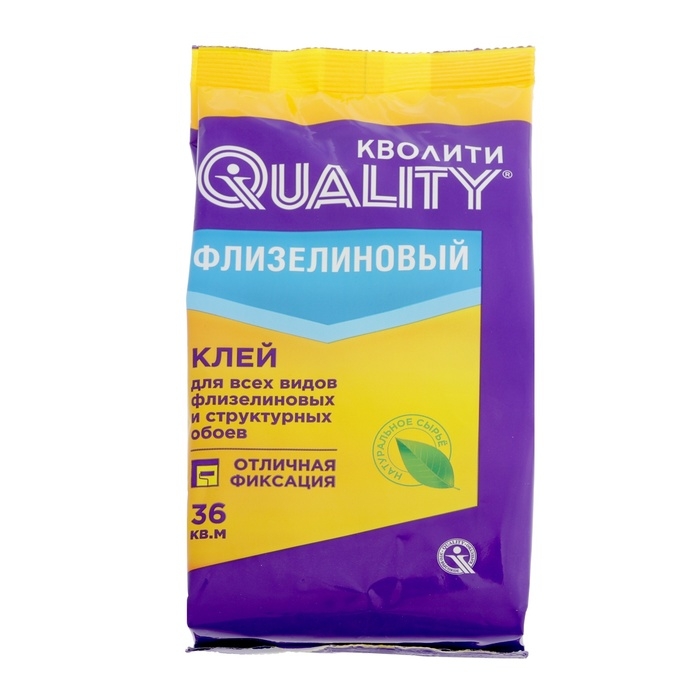 Клей обойный Quality, флизелиновый, мягкая упаковка, 200 г Клей обойный Quality, флизелиновый, мягкая упаковка, 200 г