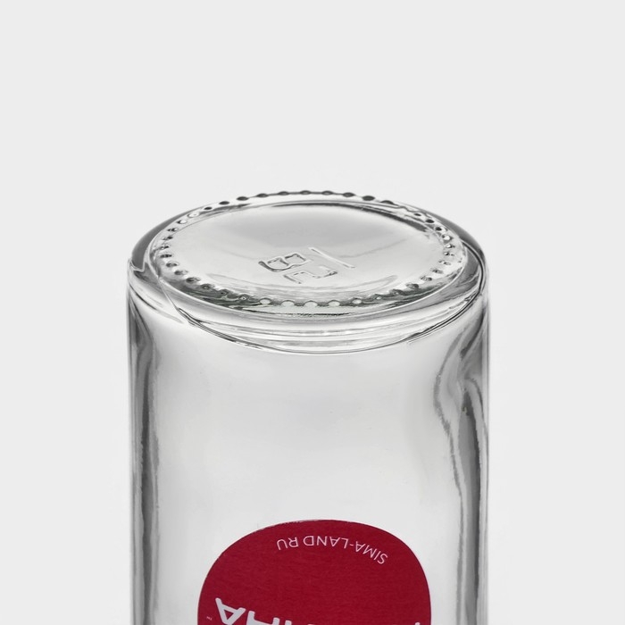 Банка стеклянная для хранения сыпучих продуктов &laquo;Блеск&raquo;, 100 мл, 4,3&times;9,5 см, с металлической крышкой