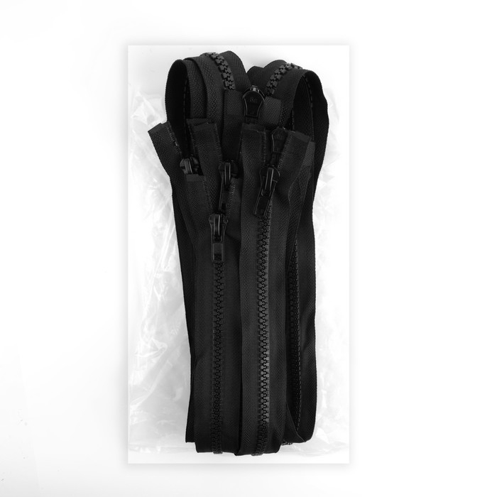 Молния «Трактор», №8, разъёмная, 2 замка, замки автомат, 110 см, цвет чёрный, цена за 1 штуку Молния «Трактор», №8, разъёмная, 2 замка, замки автомат, 110 см, цвет чёрный, цена за 1 штуку