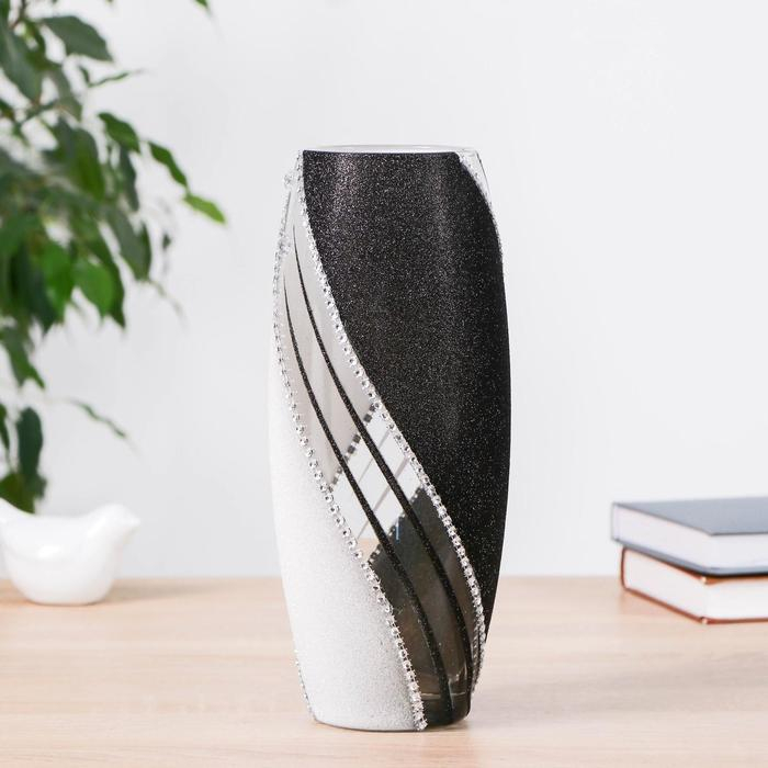 Ваза Ваза "Юнона" шамот, чёрный h-26 х11см d-7.5см