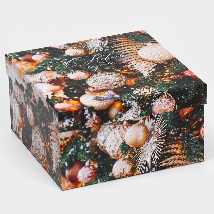 Набор подарочных коробок 6в1 «С Новым годом», 10 х 10 х 6 - 20 х 20 х 11 см, Новый год Набор подарочных коробок 6в1 «С Новым годом», 10 х 10 х 6 - 20 х 20 х 11 см, Новый год