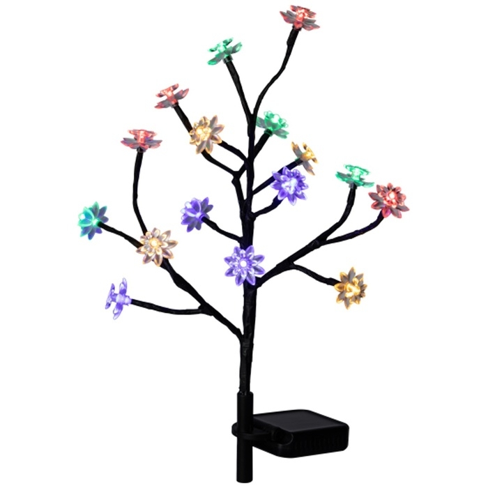 Светильник на солнечной батарее Светильник на солнечной батарее "ЭРА", "Сакура" 32 см, IP44, 16LED, 1реж, МУЛЬТИ