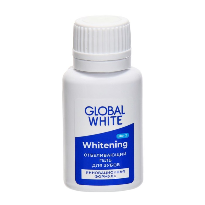 Комплекс для интенсивного отбеливания зубов Global White, гель 15 мл, зубная паста 30 мл Комплекс для интенсивного отбеливания зубов Global White, гель 15 мл, зубная паста 30 мл