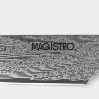 Нож овощной Magistro «Ортего», длина лезвия 12,7 см, дамасская сталь AUS-10