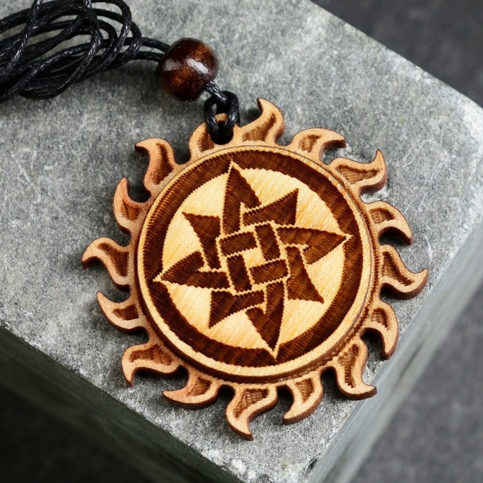 Оберег Оберег "Звезда Лады Богородицы" кедр, защитник женщин и девушек