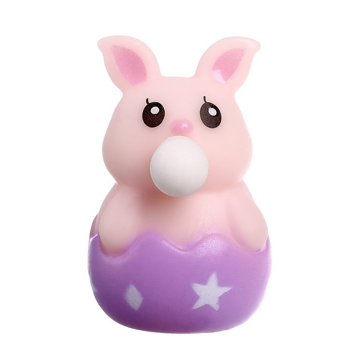 Антистресс сквиш мялка «Зайка с жвачкой», с воздухом, цвета МИКС, в шоубоксе Антистресс сквиш мялка «Зайка с жвачкой», с воздухом, цвета МИКС, в шоубоксе