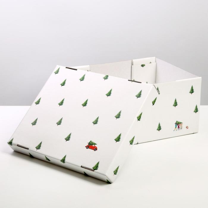 Коробка подарочная новогодняя складная «Новый год», 31,2 х 25,6 х 16,1 см, Новый год Коробка подарочная новогодняя складная «Новый год», 31,2 х 25,6 х 16,1 см, Новый год