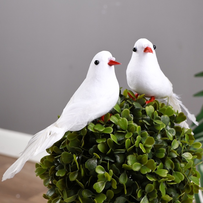 Набор фигур Набор фигур "Пара голубей" 14х9х8см