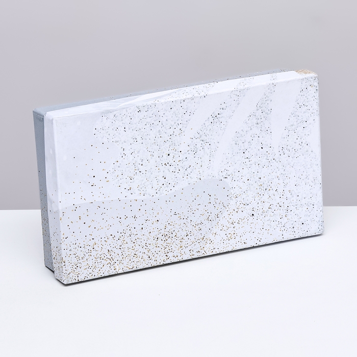 Подарочная коробка прямоугольная Подарочная коробка прямоугольная "Брызги", 23,5 х 13,5 х 4,5 см