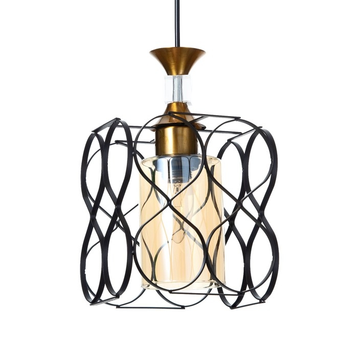 Светильник BayerLux Светильник BayerLux "Инфинити" E27 40Вт черный 15,5х15,5х18-118 см