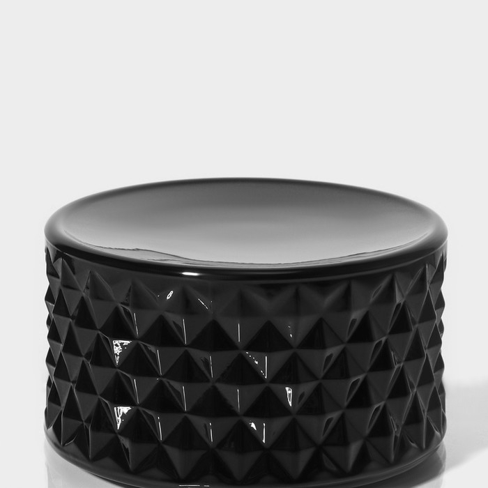 Сахарница стеклянная Доляна «Малифисента», 130 мл, 8,5×10см, цвет чёрный Сахарница стеклянная Доляна «Малифисента», 130 мл, 8,5×10см, цвет чёрный