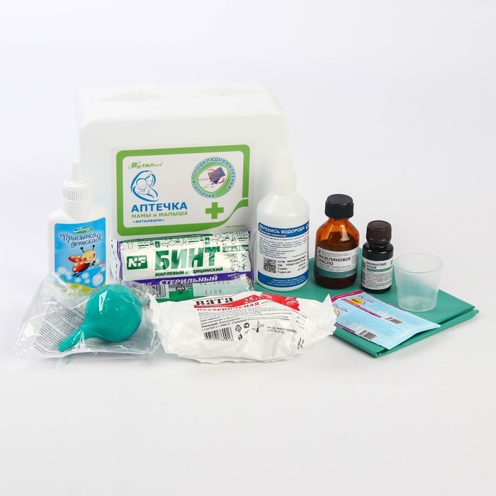 Аптечка мамы и малыша, 12 позиций, состав № 1, тип 02 по РУ Аптечка мамы и малыша, 12 позиций, состав № 1, тип 02 по РУ
