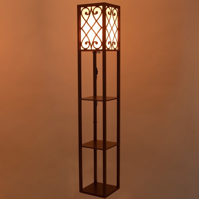 Торшер 19143/1 Е27 40Вт коричневый 26х26х159 см