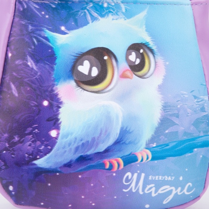 Сумка детская для девочки «Совушка» из эко-кожи, на ремешке, 17х12х5 см Сумка детская для девочки «Совушка» из эко-кожи, на ремешке, 17х12х5 см