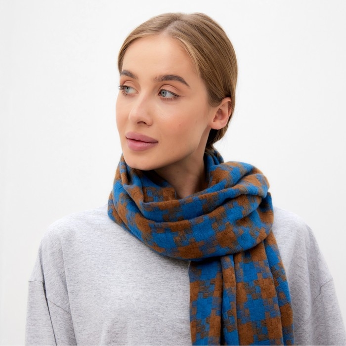 Шарф зимний с кистями MINAKU 65*180 + 8 см клетка Шарф зимний с кистями MINAKU 65*180 + 8 см клетка