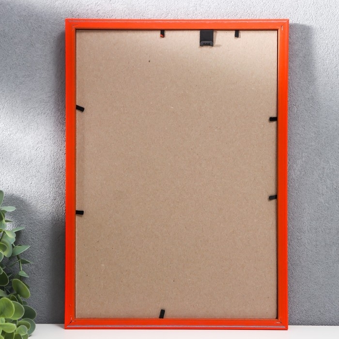 Фоторамка пластик 21х30 см оранжевая (103) Фоторамка пластик 21х30 см оранжевая (103)