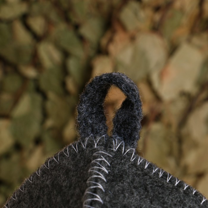 Набор банный  Набор банный "Мужской" портфель 5 предметов, серый, с вышивкой