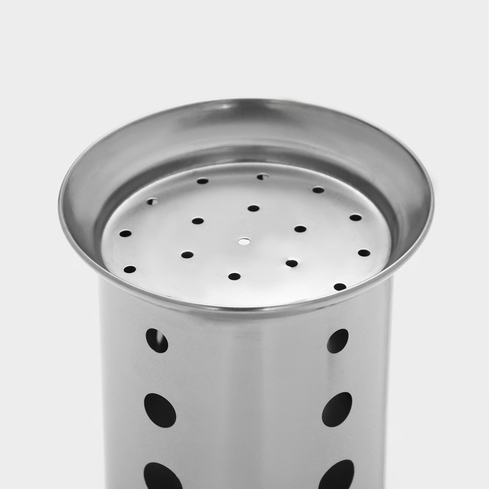 Подставка из нержавеющей стали для столовых приборов, 10&times;17 см