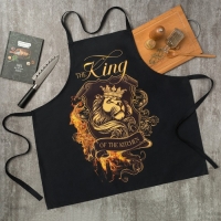 Фартук "Этель" The King of the kitchen 73х71 см, 100% хлопок, саржа 190 гр/м2