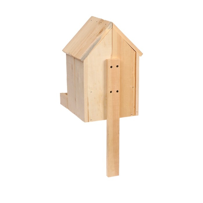 Скворечник, 20 × 25 × 39 см, с кормушкой для птиц, Greengo