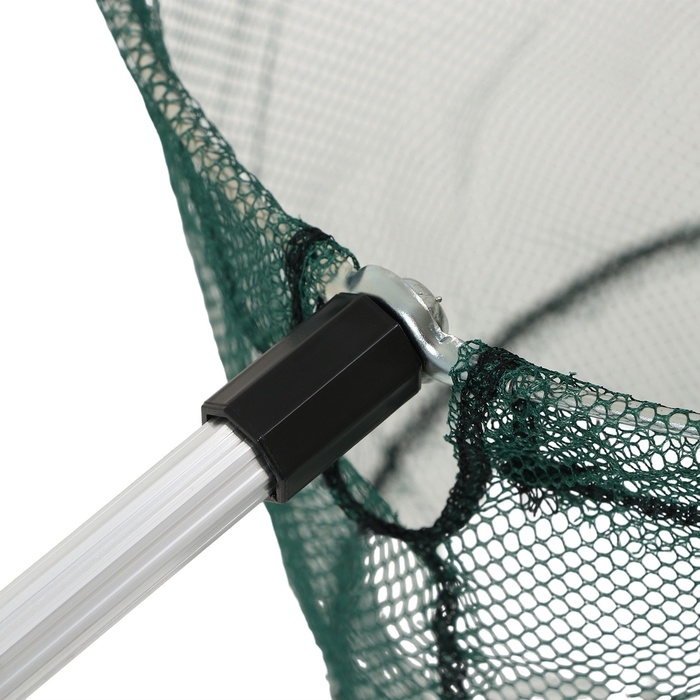 Подсачник складной телескопический П-09, 150 см, круглый обод 35 см, капрон Подсачник складной телескопический П-09, 150 см, круглый обод 35 см, капрон