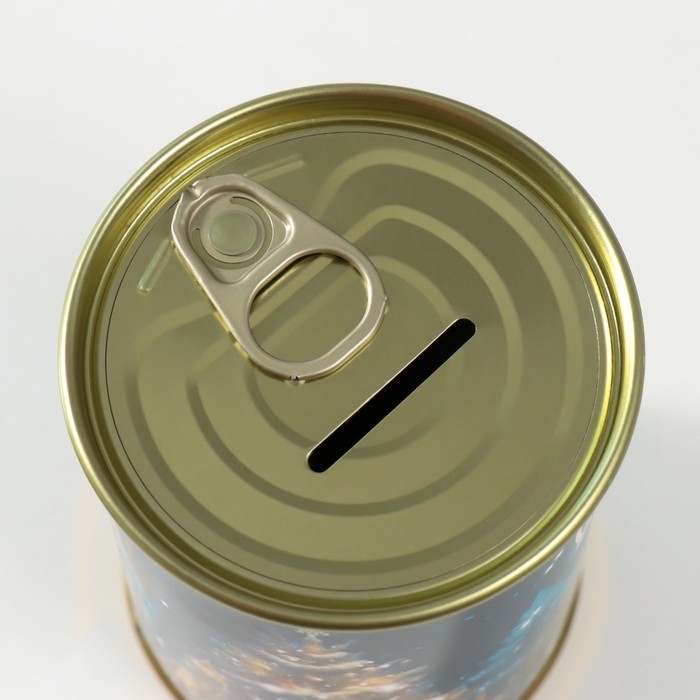 Копилка-банка металл  Копилка-банка металл "Счастливого Нового года"