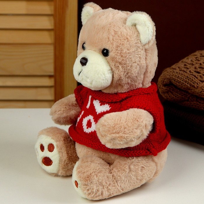 Мягкая игрушка «Мишка» в кофте, 25 см