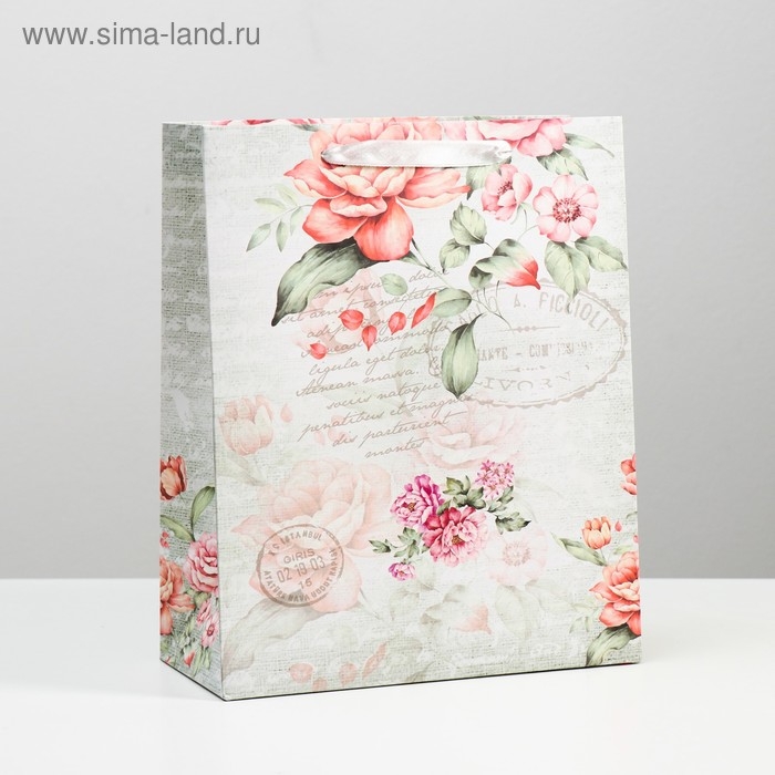 Пакет ламинированный  Пакет ламинированный "Нежное письмо" 26x32x12