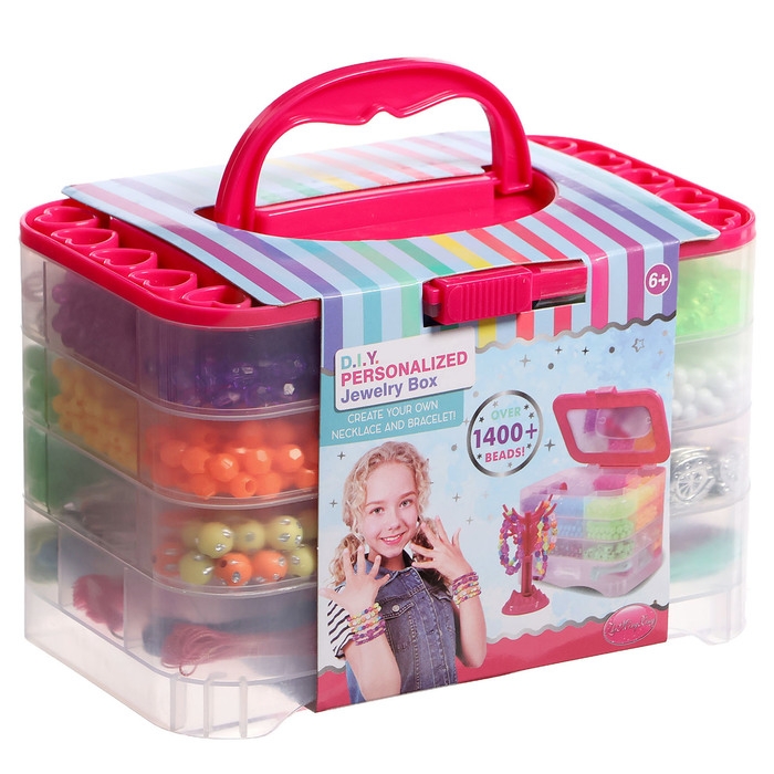 Набор для создания украшений «Мои браслеты» Набор для создания украшений «Мои браслеты»