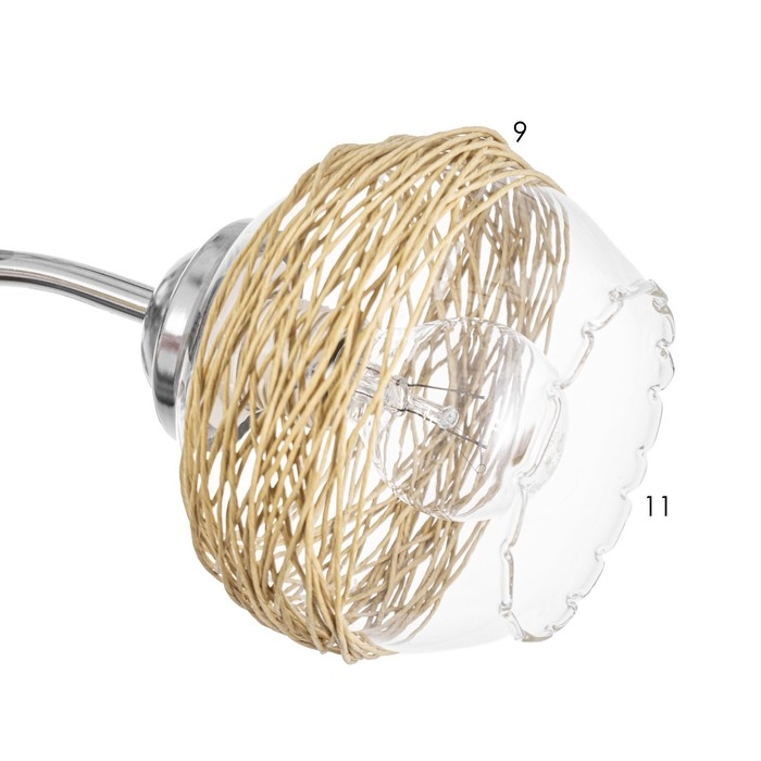 Люстра потолочная Инфинити 3х40Вт Е14 Хром 40x40x25 см Люстра потолочная Инфинити 3х40Вт Е14 Хром 40x40x25 см